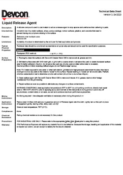 Devcon Liquid Release Agent