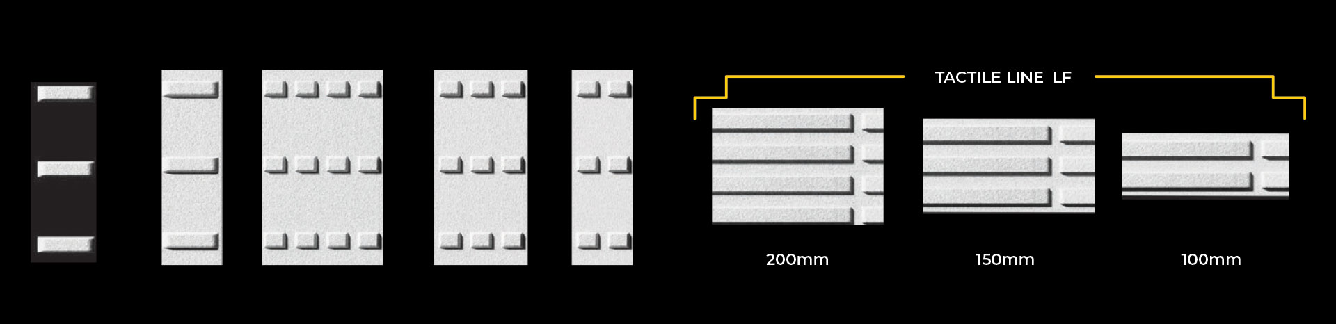 Low Frequency Tactile Markings