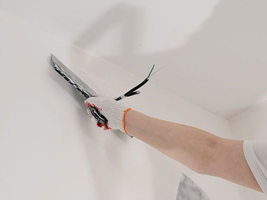 Concrete Crack Filler and Skimming
