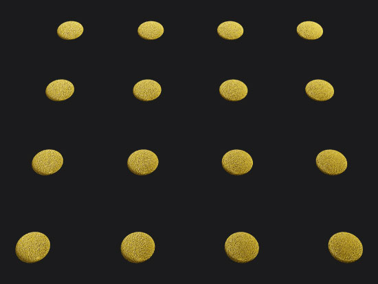 Yellow Dots Tactile Marking