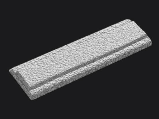 Ribs White Tactile Marking