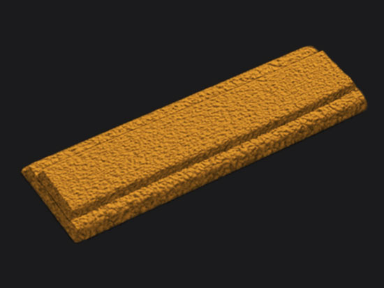 Ribs Yellow Tactile Marking