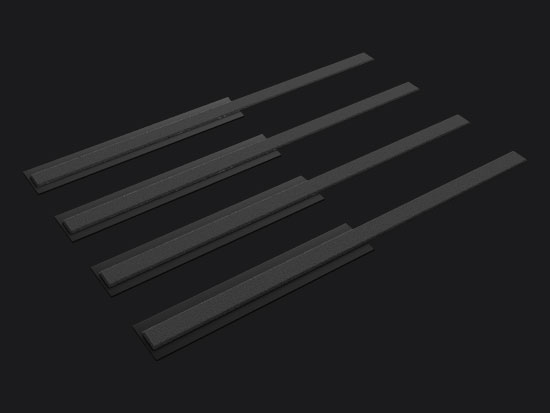 Rumble Base Black Tactile Marking