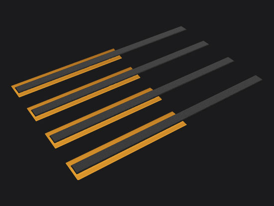 Rumble Base Yellow Tactile Marking