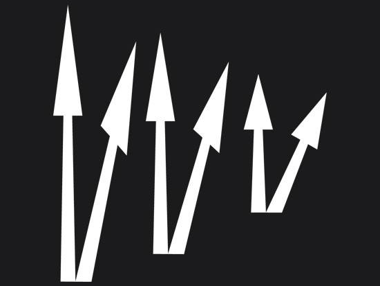 White Preformed Thermoplastic Bifurcation Arrow Right