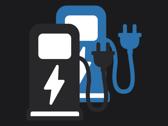 Charging Electric Vehicles Preformed Thermoplastic Marking