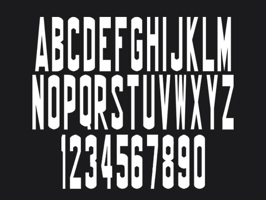 Preformed Thermoplastic Letters and Numbers