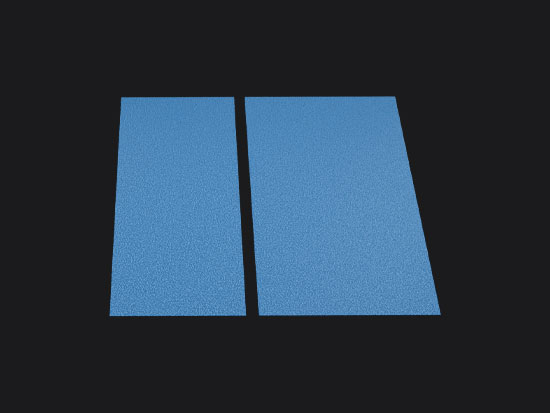 Blue Preformed Traffic Lines