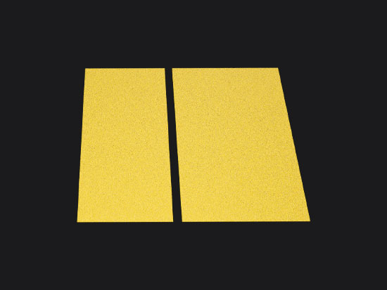 Yellow Preformed Traffic Lines
