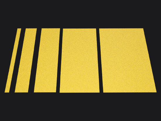 Yellow Preformed Traffic Lines