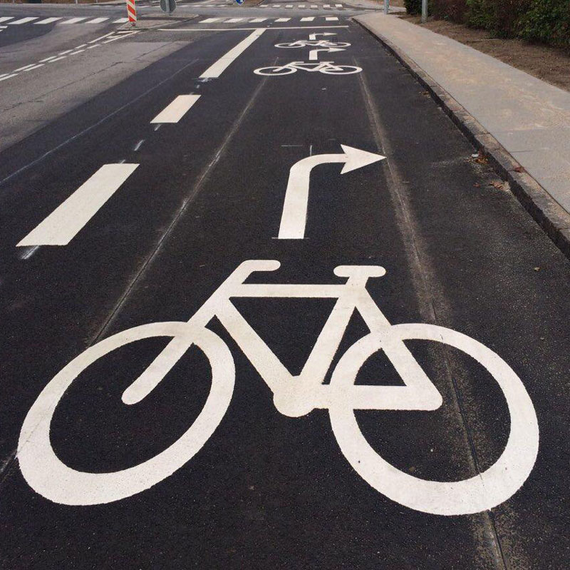 Non-Skid Traffic Markings