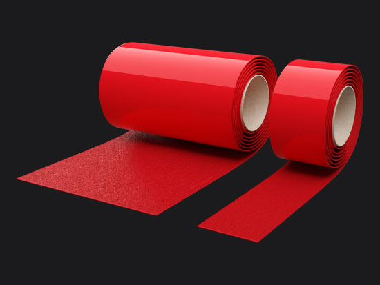 Red Preformed Thermoplastic Marking Tapes