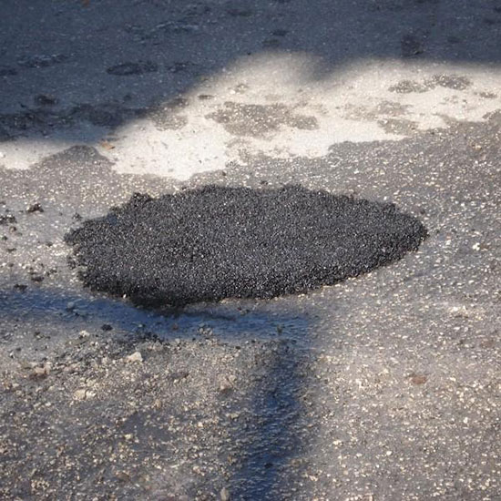 Cold Asphalt Pothole Repair application step 4