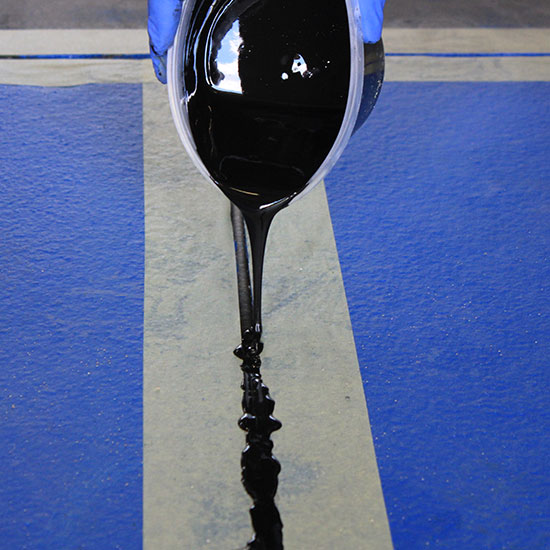 Pourable Joint Sealant application step 2