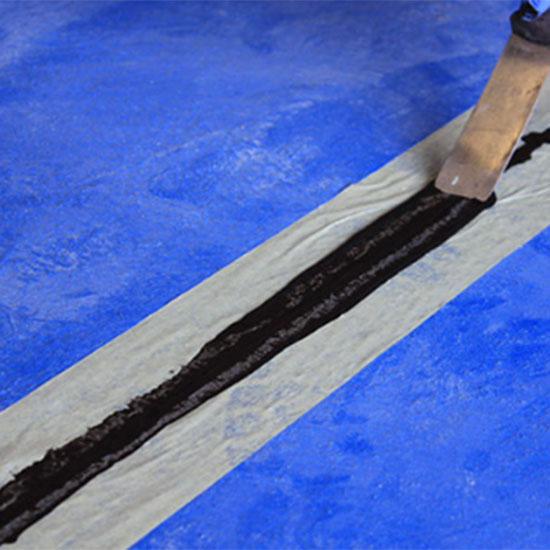 Pourable Joint Sealant application step 3