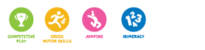 Bubble Hopscotch Developmental Values