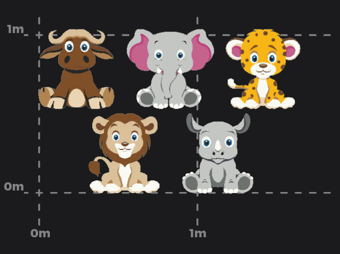 Baby Five Set Playground Markings