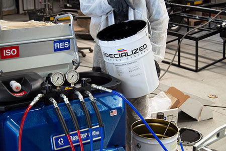 Polyurea Spray Machine Operation