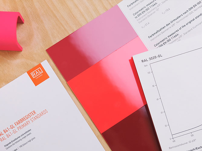 RAL 841-GL Colour Primary Standard Set