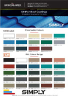 SIMPLY Roof Coatings Colours Datasheet